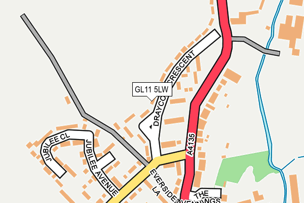 GL11 5LW map - OS OpenMap – Local (Ordnance Survey)