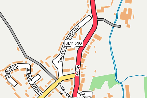GL11 5NG map - OS OpenMap – Local (Ordnance Survey)
