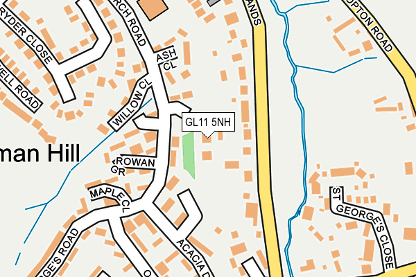 GL11 5NH map - OS OpenMap – Local (Ordnance Survey)