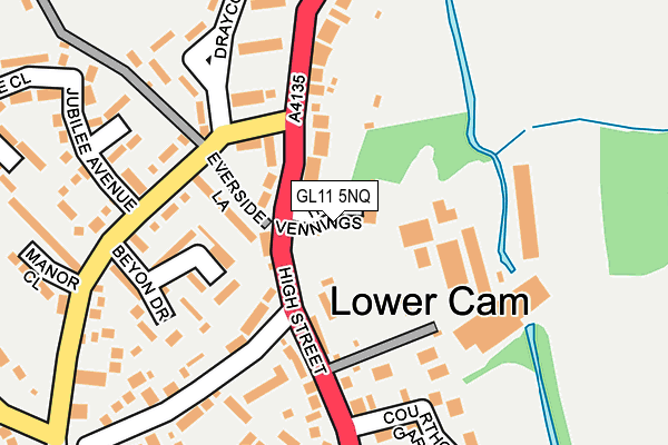 GL11 5NQ map - OS OpenMap – Local (Ordnance Survey)