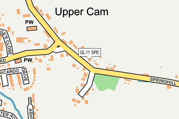 GL11 5PE map - OS OpenMap – Local (Ordnance Survey)