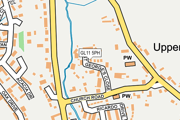 GL11 5PH map - OS OpenMap – Local (Ordnance Survey)