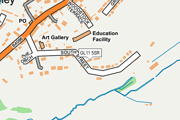 GL11 5SR map - OS OpenMap – Local (Ordnance Survey)