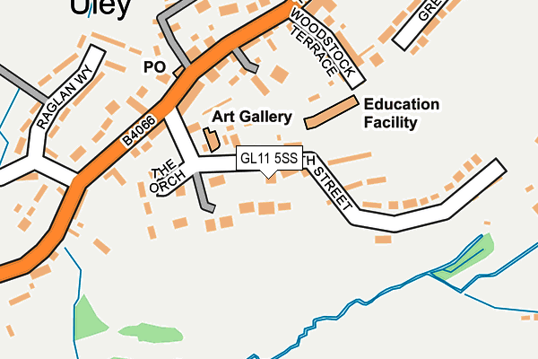 GL11 5SS map - OS OpenMap – Local (Ordnance Survey)