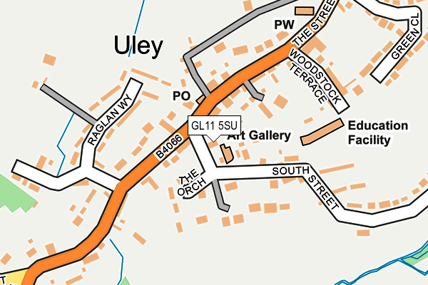 GL11 5SU map - OS OpenMap – Local (Ordnance Survey)