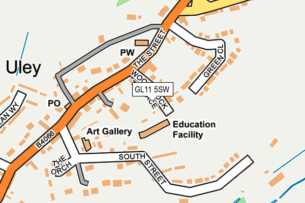 GL11 5SW map - OS OpenMap – Local (Ordnance Survey)