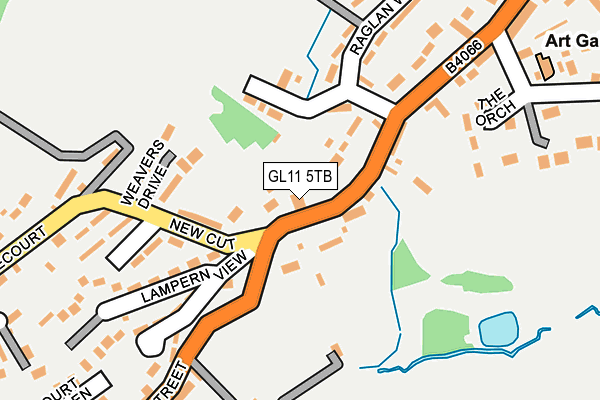 Map of PAUL GARY MARTIN LIMITED at local scale