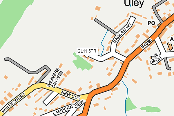 GL11 5TR map - OS OpenMap – Local (Ordnance Survey)