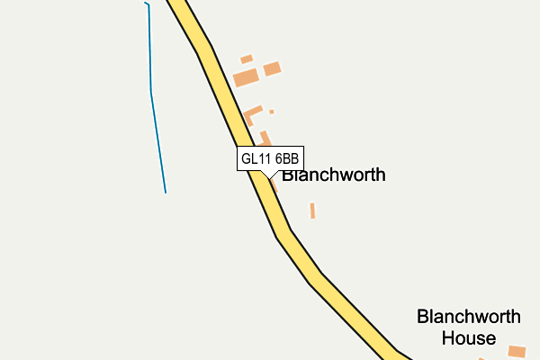 GL11 6BB map - OS OpenMap – Local (Ordnance Survey)