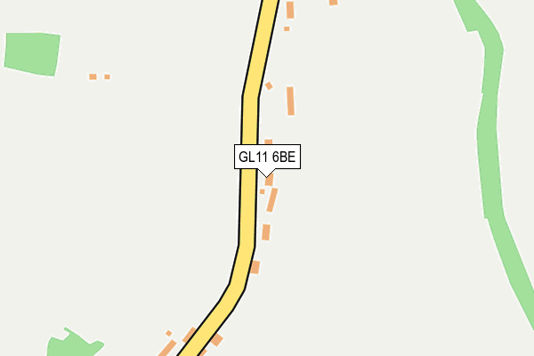 GL11 6BE map - OS OpenMap – Local (Ordnance Survey)