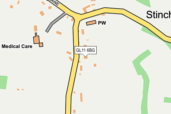 GL11 6BG map - OS OpenMap – Local (Ordnance Survey)