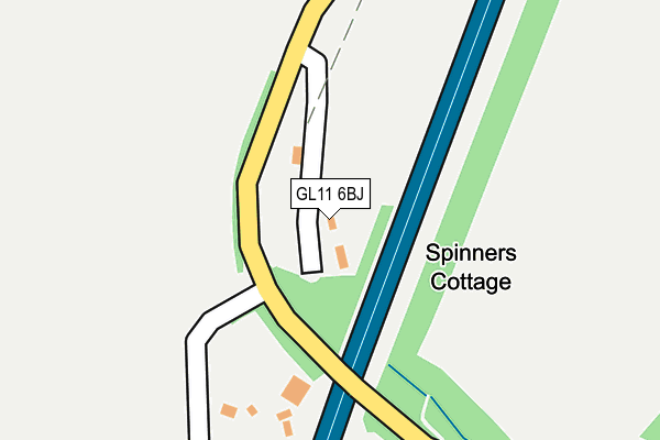 GL11 6BJ map - OS OpenMap – Local (Ordnance Survey)