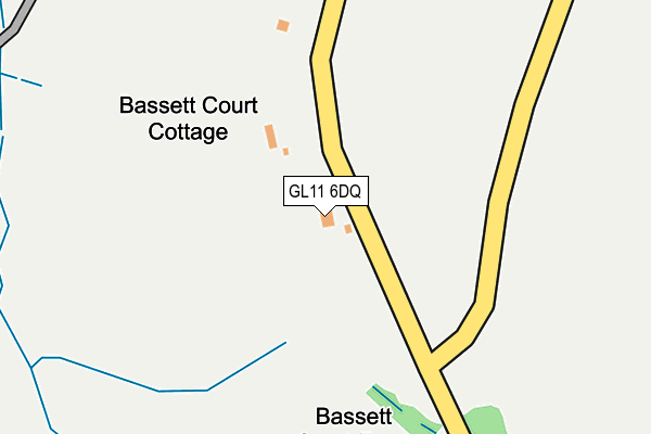GL11 6DQ map - OS OpenMap – Local (Ordnance Survey)