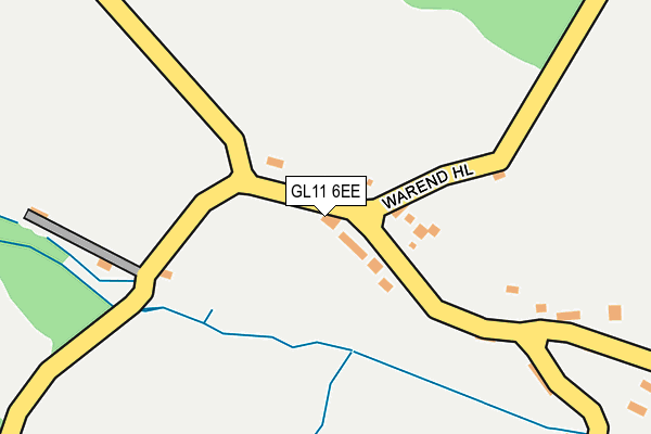 GL11 6EE map - OS OpenMap – Local (Ordnance Survey)