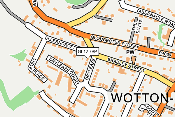 GL12 7BP map - OS OpenMap – Local (Ordnance Survey)