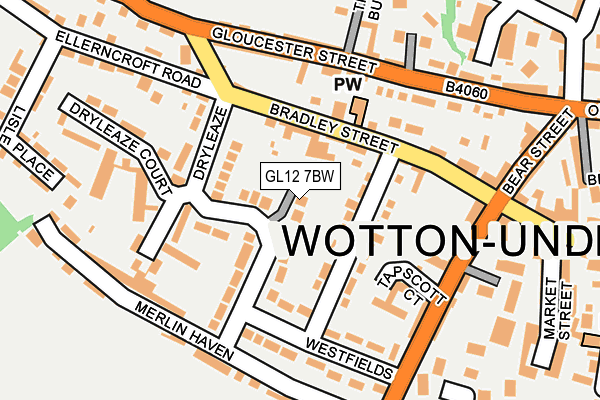 GL12 7BW map - OS OpenMap – Local (Ordnance Survey)