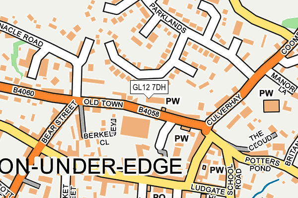 GL12 7DH map - OS OpenMap – Local (Ordnance Survey)