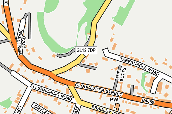 GL12 7DP map - OS OpenMap – Local (Ordnance Survey)