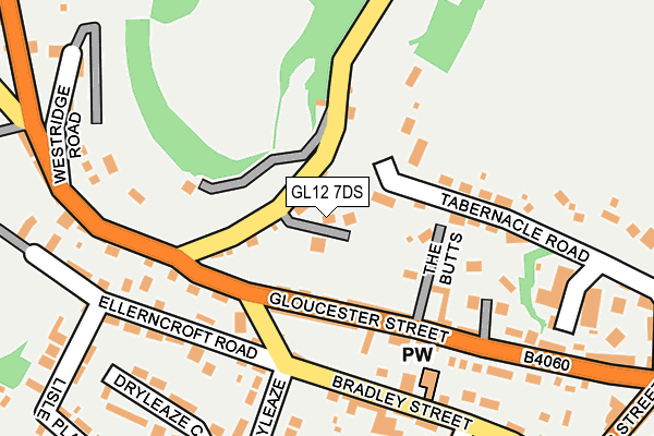 GL12 7DS map - OS OpenMap – Local (Ordnance Survey)