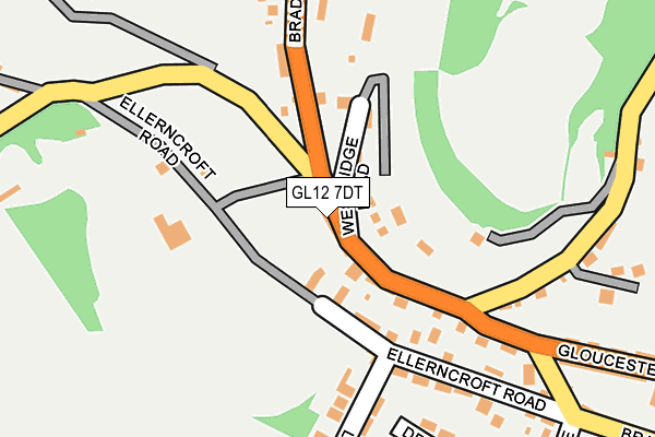 GL12 7DT map - OS OpenMap – Local (Ordnance Survey)