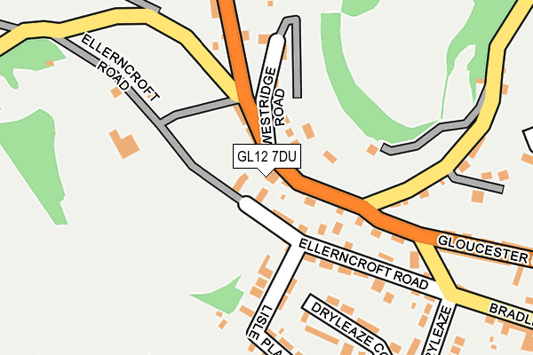 GL12 7DU map - OS OpenMap – Local (Ordnance Survey)