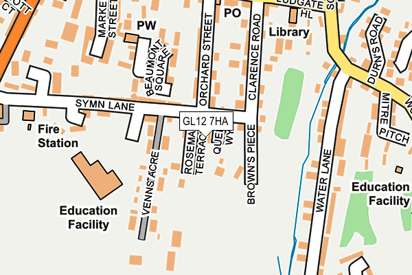 GL12 7HA map - OS OpenMap – Local (Ordnance Survey)