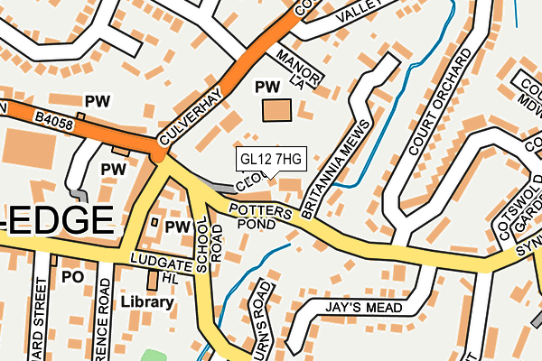 GL12 7HG map - OS OpenMap – Local (Ordnance Survey)