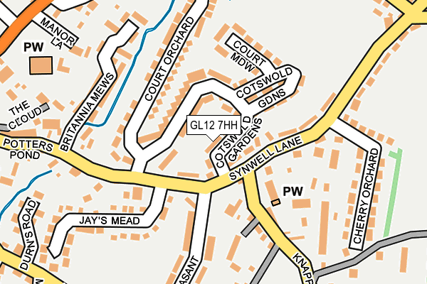 GL12 7HH map - OS OpenMap – Local (Ordnance Survey)