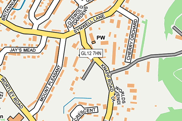 GL12 7HN map - OS OpenMap – Local (Ordnance Survey)