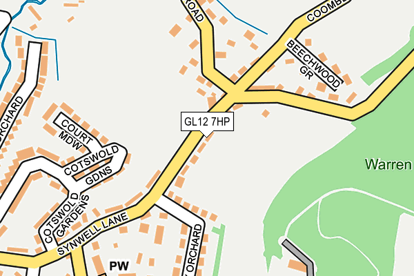 GL12 7HP map - OS OpenMap – Local (Ordnance Survey)