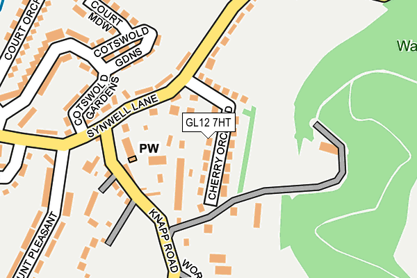 GL12 7HT map - OS OpenMap – Local (Ordnance Survey)