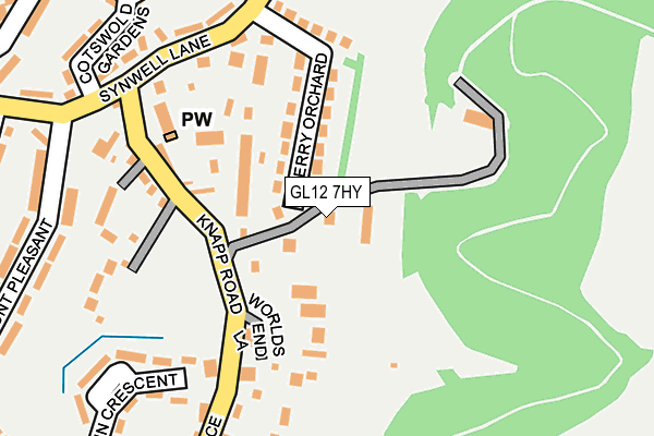 GL12 7HY map - OS OpenMap – Local (Ordnance Survey)