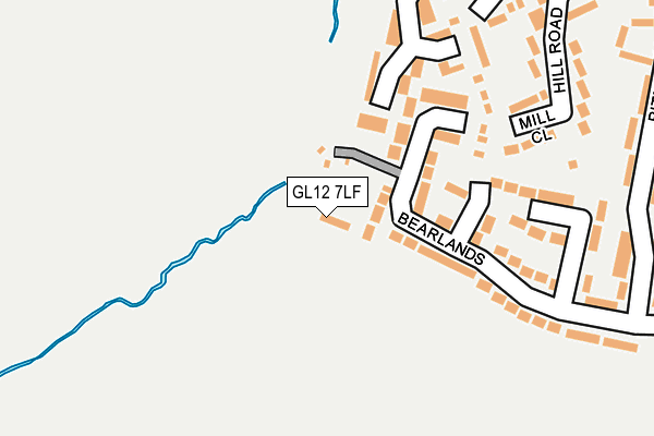 GL12 7LF map - OS OpenMap – Local (Ordnance Survey)