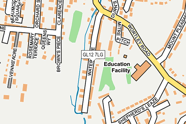 GL12 7LG map - OS OpenMap – Local (Ordnance Survey)