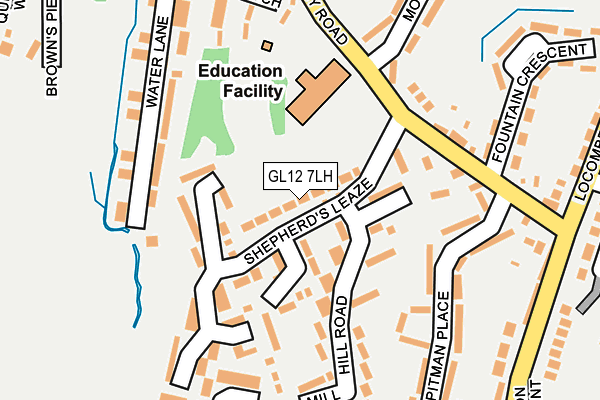 GL12 7LH map - OS OpenMap – Local (Ordnance Survey)