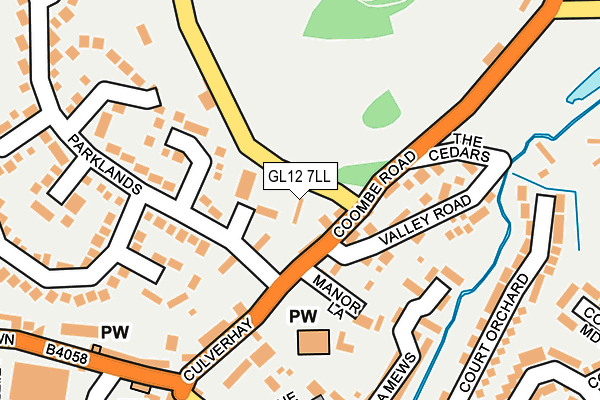 GL12 7LL map - OS OpenMap – Local (Ordnance Survey)