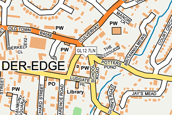 GL12 7LN map - OS OpenMap – Local (Ordnance Survey)