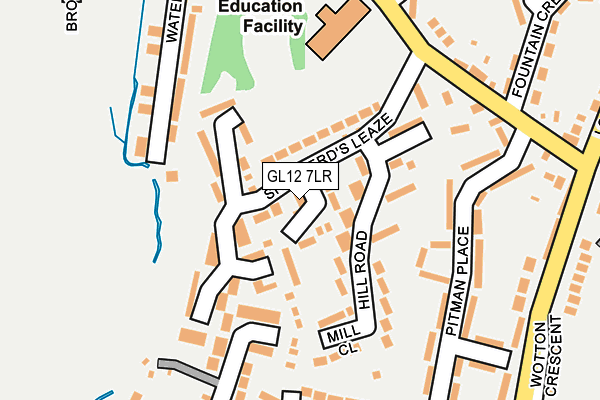 GL12 7LR map - OS OpenMap – Local (Ordnance Survey)