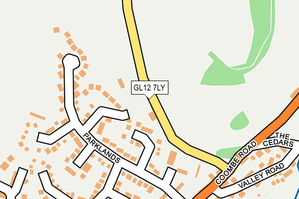 GL12 7LY map - OS OpenMap – Local (Ordnance Survey)