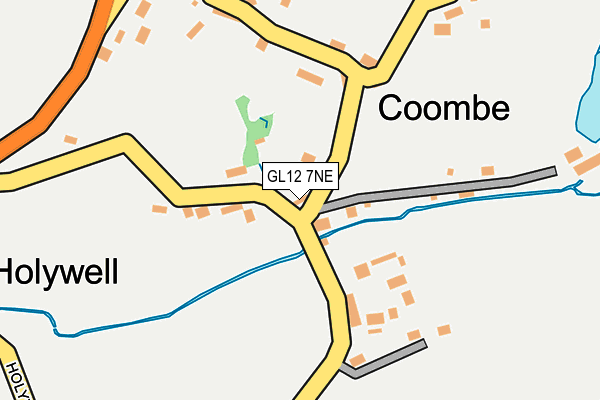 GL12 7NE map - OS OpenMap – Local (Ordnance Survey)