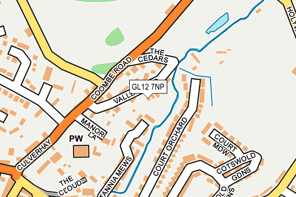 GL12 7NP map - OS OpenMap – Local (Ordnance Survey)