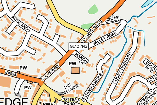 GL12 7NS map - OS OpenMap – Local (Ordnance Survey)