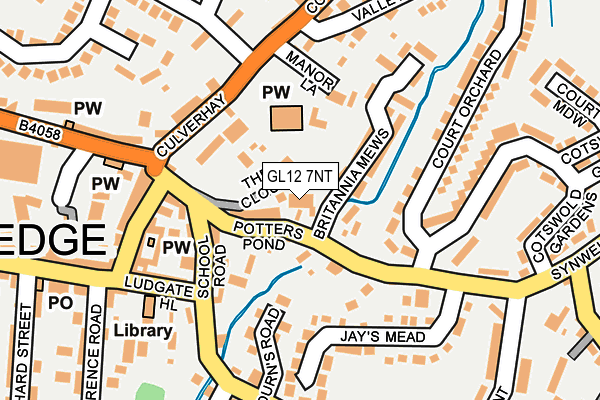 GL12 7NT map - OS OpenMap – Local (Ordnance Survey)