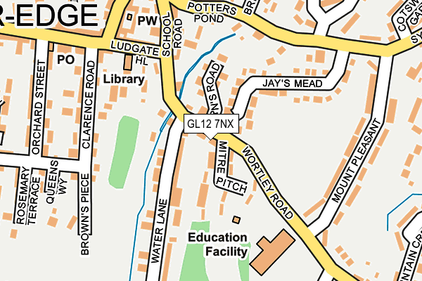 GL12 7NX map - OS OpenMap – Local (Ordnance Survey)