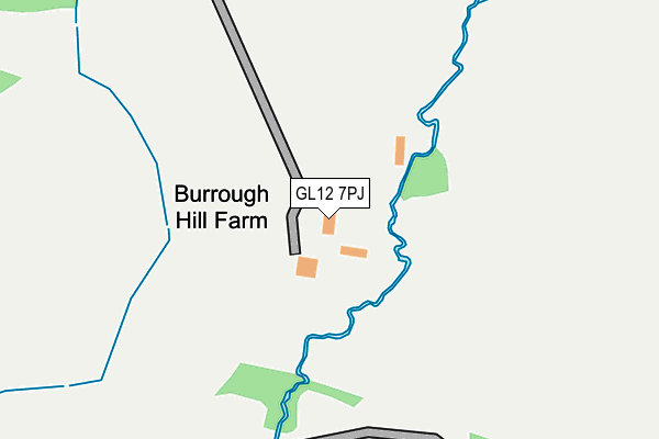 GL12 7PJ map - OS OpenMap – Local (Ordnance Survey)