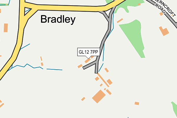 GL12 7PP map - OS OpenMap – Local (Ordnance Survey)