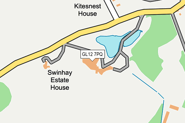 GL12 7PQ map - OS OpenMap – Local (Ordnance Survey)