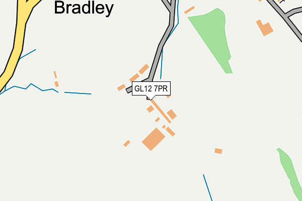 GL12 7PR map - OS OpenMap – Local (Ordnance Survey)