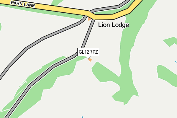 GL12 7PZ map - OS OpenMap – Local (Ordnance Survey)