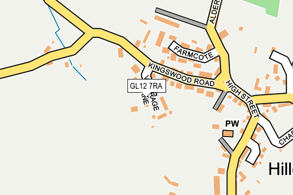 GL12 7RA map - OS OpenMap – Local (Ordnance Survey)